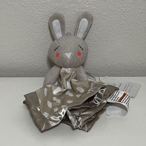 Target Cloud Island Tan Bunny Security Blanket Lovey Lovie Satin Edges NWT